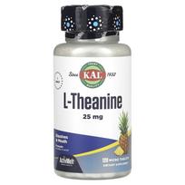KAL, L-theanine, ActivMelt, Pineapple Dream, 25mg, 120 microtablets