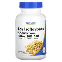 Nutricost, sojos izoflavonai, 150 mg, 180 kapsulių