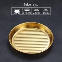 Korean Style Stainless Steel Pizza Pan beige