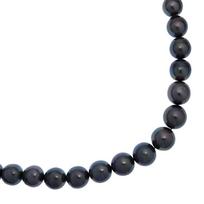 Necklace Black Cultured Pearl/Silver 66g Women Used