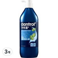Dantrol Cooling Menthol Carbonated Water Shampoo, 820ml, 3 pcs. blue