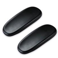 HAMILO Armrest Cushion Chair Armrest Office General Purpose Set of 2 black