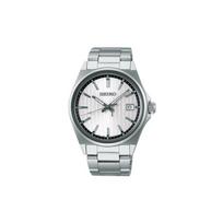 SEIKO Selection Series 100 Meter Waterproof Quartz Steel Strap Men's Watch Silver Dial SBTH001 sidabras
