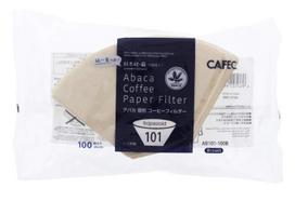 Sanyo Sangyo kavos filtras rudas 1-2 puodeliams nebalintos vėduoklės formos Abaca 100 vnt. beige
