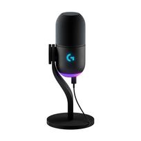 „Logitech G“ žaidimų mikrofonas YETI GX dinaminis mikrofonas, transliuojamas itin kardioidiniu triukšmo mažinimu RGB LIGHTSYNC suderinamas su USB BLUE PC MAC juoda