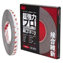 3M Super Strong Tape VHB Junction Ishin Structural Joint Tape Double-Sided BR-12 12mm×10m pilka spalva