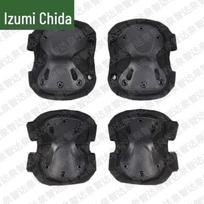 Outdoor Sports Knee and Elbow Pad Set juoda