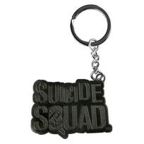 Suicide Squad logotipo metalinis raktų pakabukas black