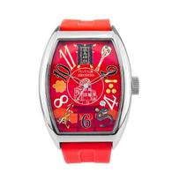 Frank Miura Local Model Hiroshima Red Mens Watch FM06K-HIROSHIMA raudona