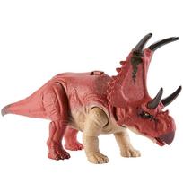 Mattel Juros periodo pasaulis Veiksmo figūrėlė Raugantis Diabloceratops [Bendras ilgis: apytiksliai. 28cm] [4 metų ir vyresniems] HLP16 brown