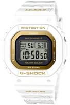 Laikrodis Meilė Jūra ir Žemė Akis Ieško Japonijos Bendradarbiavimo Modelis Radijo Saulės Baltas x Auksas [Casio] G-Shock [] GMD-W5601K-7JR Moteriškas balta