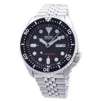 Atnaujintas Seiko Automatinis Nardytojų Laikrodis SKX007K2 Vyriškas juoda