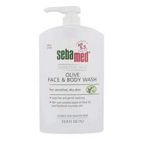 Sebamed Olive Face and Body Wash Pump Type 1000ml 212127 white