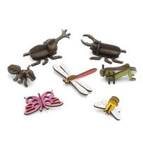 3D three dimensional tree puzzle insect series Create 7 kinds of korea 3d puzzle black