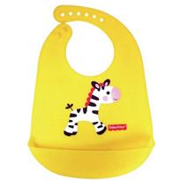 Fisher Price Silicone Bib, Yellow, 1 Piece, 1 Piece yellow