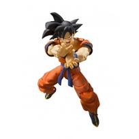 SHFiguarts Dragon Ball Son Goku – Sajanas, užaugintas žemėje – apytiksliai. 140 mm ABS ir PVC dažyta kilnojama figūra brown