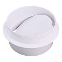 100mm Atbulinis vožtuvas 150mm 200mm 80mm Vonios ventiliatoriui 150mm white