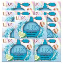 Lux Clear Orange Sea Salt Scented Beauty Bar Soap blue