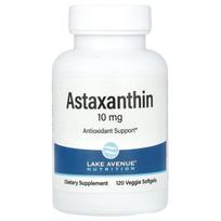 Lake Avenue Nutrition, astaksantinas, 10 mg, 120 daržovių minkštųjų gelių