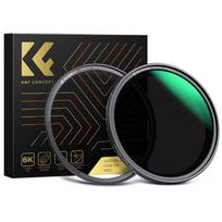 Concept 72mm magnetinis kintamasis ND filtras Be nelygumų Japonijos AGC optinis stiklas HD itin didelė raiška Mažas atspindys nano danga Vandens dėmės įbrėžimai black