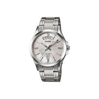 CASIO Vyriškas standartinės serijos baltas laikrodis MTP-1381D-7A MTP-1381D-7A Metal Watch Box (Free Gift) white
