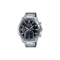 Casio EDIFICE Waterproof 100 Quartz Movement Stainless Steel Strap Japanese and Korean Watch Men's Watch Black Dial EFR-571D-1AVU juoda