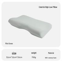 Mling Memory Foam Neck Support Pillow white