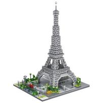 Sky Sunstar Paris Eifelio bokštas Nanoblock weiliyz069, mišrios spalvos, populiarūs Korėjos žaislai gray