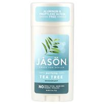 Jason Natural, Deodorant Stick, Tea Tree Purifying, 2.5 oz (71 g) white