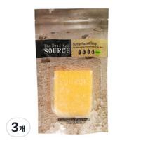 The Dead Sea Source Dead Sea Sulfur Soap Facial Hyssop, 100g, 3 pieces yellow