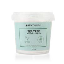 Bath Charm Dead Sea Salt Tea Tree Bubble Bath Bubble Bath Salt, 1kg, 1 piece white