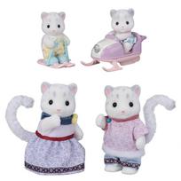 Sylvanian Families Doll [Yuki Leopard Family] FS-55 ST Mark Sertifikatas Amžius 3+ Žaislinis lėlių namelis Sylvanian Families EPOCH white