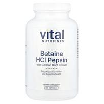 Betaine Hydrochloride, Pepsin, Gentiana Root Extract, 225 Capsules