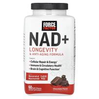 Force Factor, NAD+ Longevity & Anti-Aging Formula, Chocolate Flavor, 60 Soft Chews