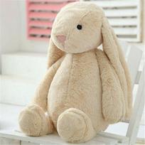 Žavingas pliušinis žaislas triušis Bonnie 28cm ruda/juoda