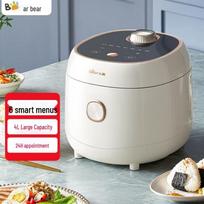 Bear 4L Multi-functional Rice Cooker with Steamer CN plug (adapter included) white