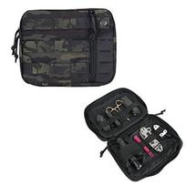 ELITE Nylon Waist Storage Tool Small Item Velcro Large for Outdoor and Work [EXCELLENT SPANKER] Multi-functional Pouch, Bag, Pouch, Bag, Organizer, gray