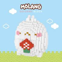 Art Box/Plus Fun Molang Deform Block (Strawberry) white