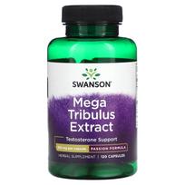 Swanson, Mega Tribulus ekstraktas, 250 mg, 120 kapsulių