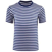 Blue & White Striped Quick-Dry Training T-Shirt 180-185/100 gray