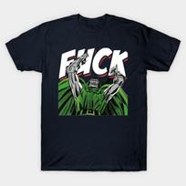 2025 New Men's T-shirt Women's Dr Doom T-shirt Cotton Summer High-end Short Sleeved T-shirt Casual Fashion Street T-shirt S black