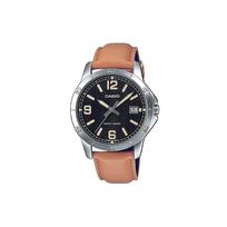 CASIO Unisex Standartinės serijos 41,5 mm juodas laikrodis MTP-V004L-1B2 MTP-V004L-1B2 Black Dial black