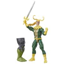 Hasbro Marvel Legends Series Avengers Endgame Loki Figure with Hulk Parts E3977 6-inch Build-a-Figure (Authentic) beige