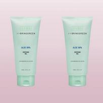 Bringgreen Aloe 99% raminamasis gelis, 100 ml, 2 vnt white