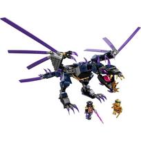 LEGO Ninjago Tamsusis Imperatorius ant Slibino 71742 konstravimo kaladėlių dovana berniukams ninja 7 metų ir vyresniems