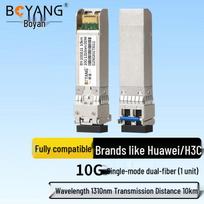 BOYANG SFP+ 10G Fiber Optic Transceiver Module Compatible with Huawei white