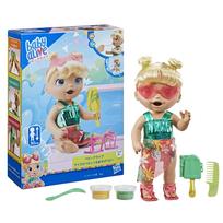 Hasbro Baby Alive ledų kūdikio lėlė - Vandens žaidimų lėlė - Žaidimų lėlė - Maitinti ir keisti sauskelnes - Vandens žaidimų lėlė - Pridedamas ledų formelė - Kūdikis beige