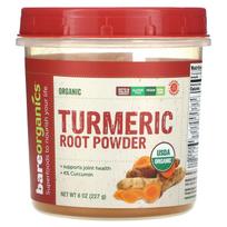 BareOrganics, Turmeric Root Powder, 8 oz (227 g) beige