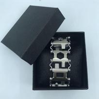 Ally Stainless Steel Multi-tool Bracelet black