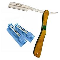Graiger Wildbarber Classic Single Blade Razor GR-BS4 + BB20 Single Blade 40p Set, 1 Set ,Korean razor blade gray